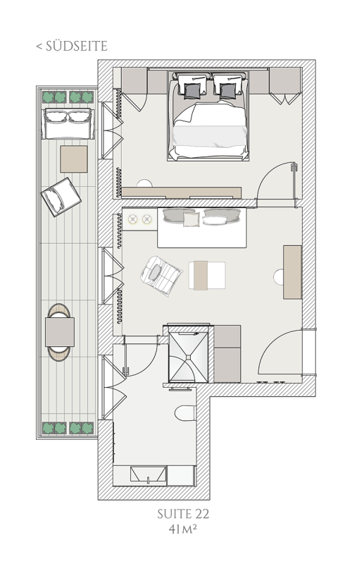 Astoria Suite Grundriss 22